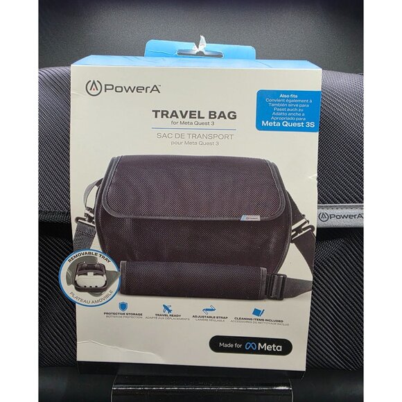 PowerA Travel Bag For Meta Quest 3 & 3S With Adjustable Strap - Picture 2 of 8